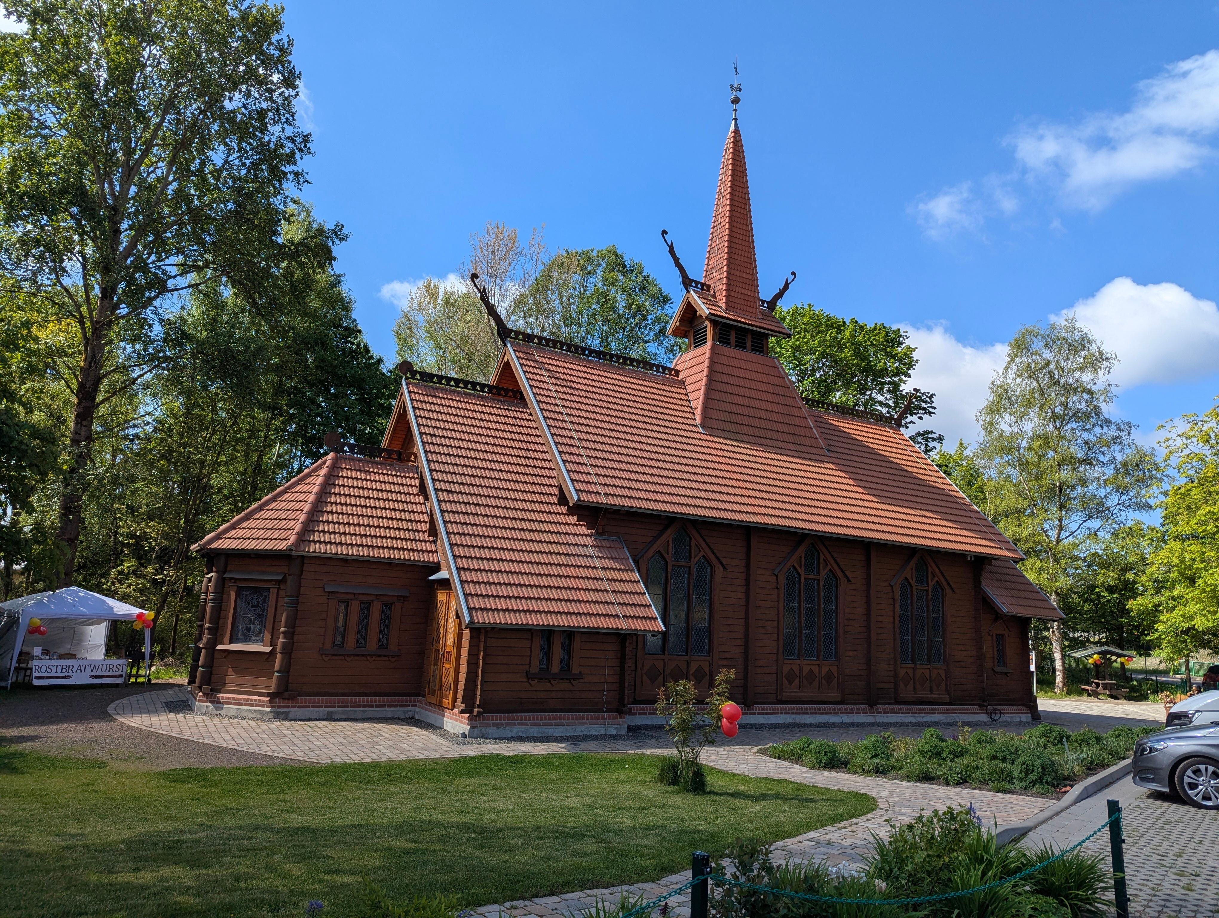 Stabkirche in Stiege