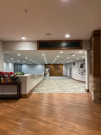 Leading to the banquet rooms/venues