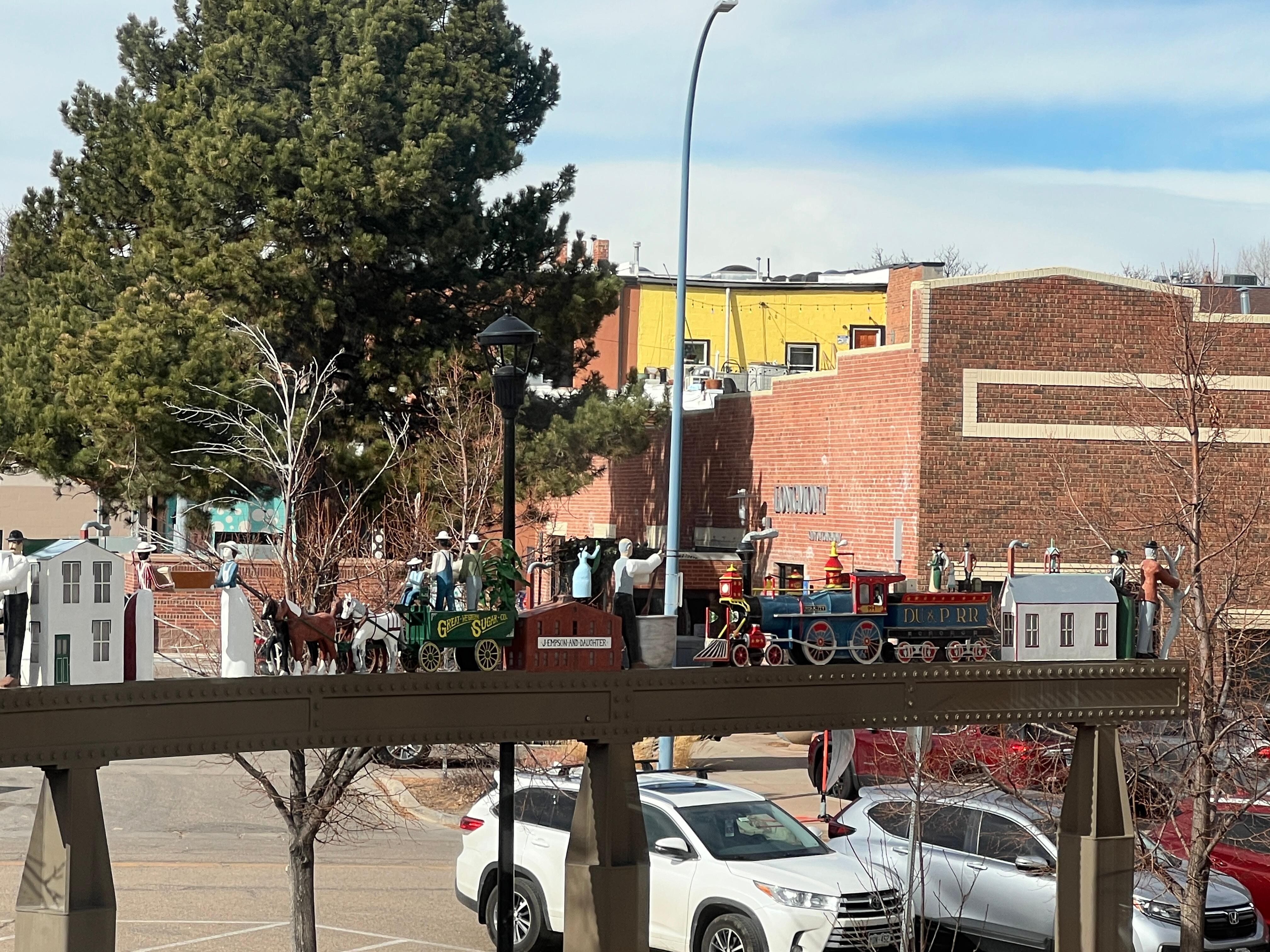 The local library isn’t far away. I live how this town remembers its history!