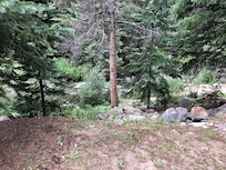 Blue River on property.