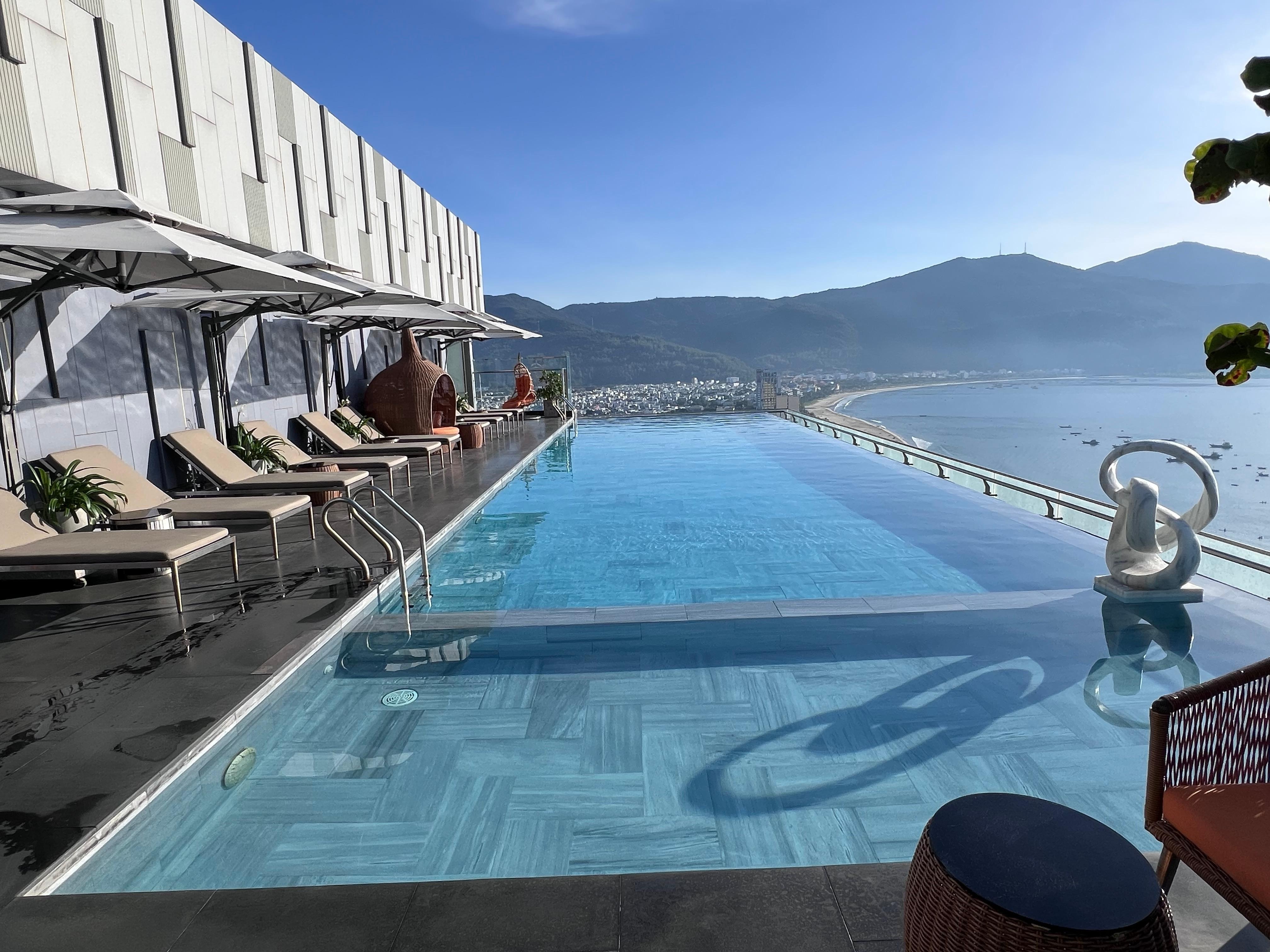 Rooftop pool