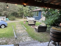 Sitting in the patio, sucking up the peaceful place!!!