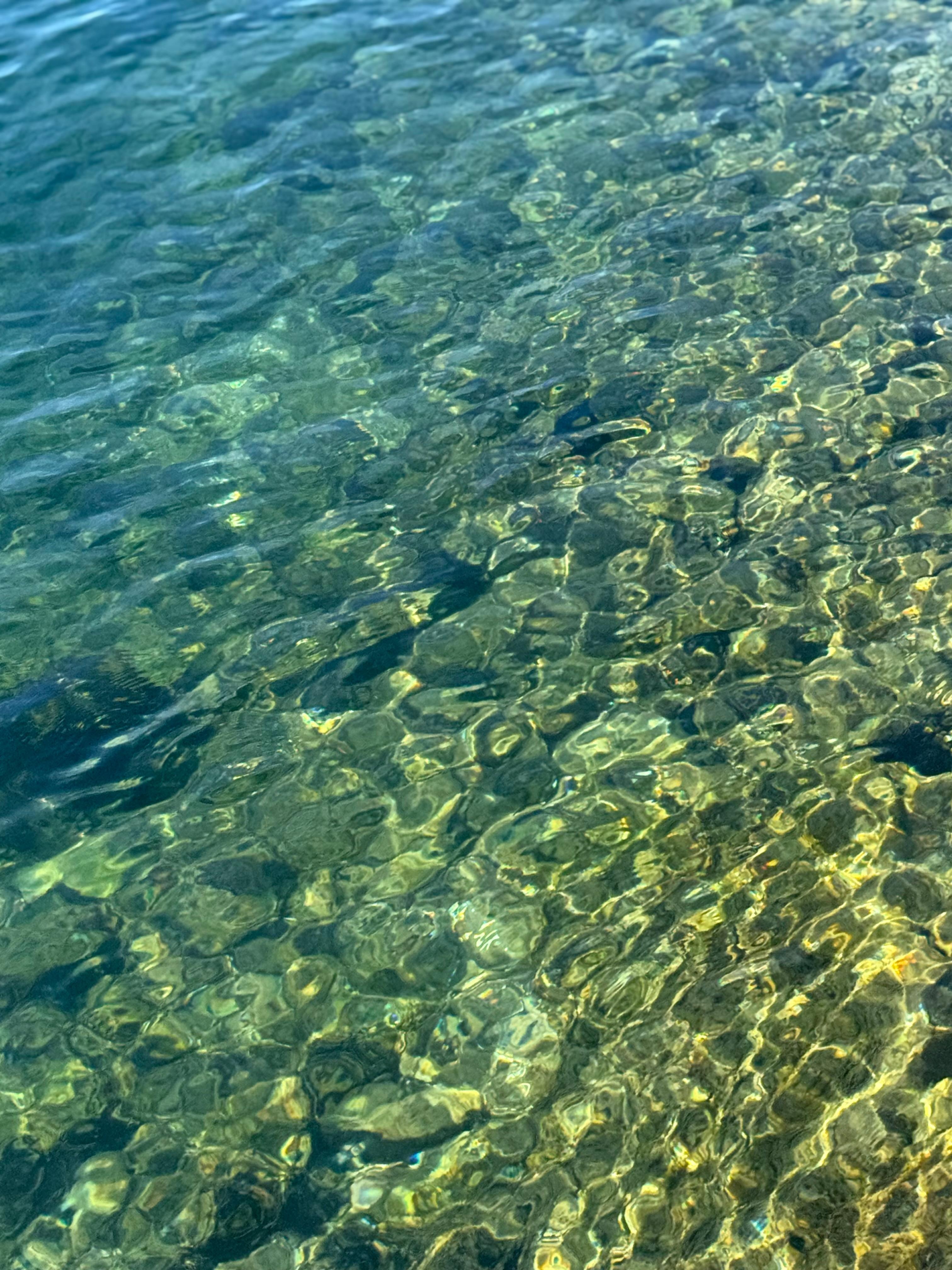 The water in the river is crystal clear and so refreshing when it’s hot!