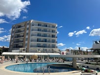 Pool area.