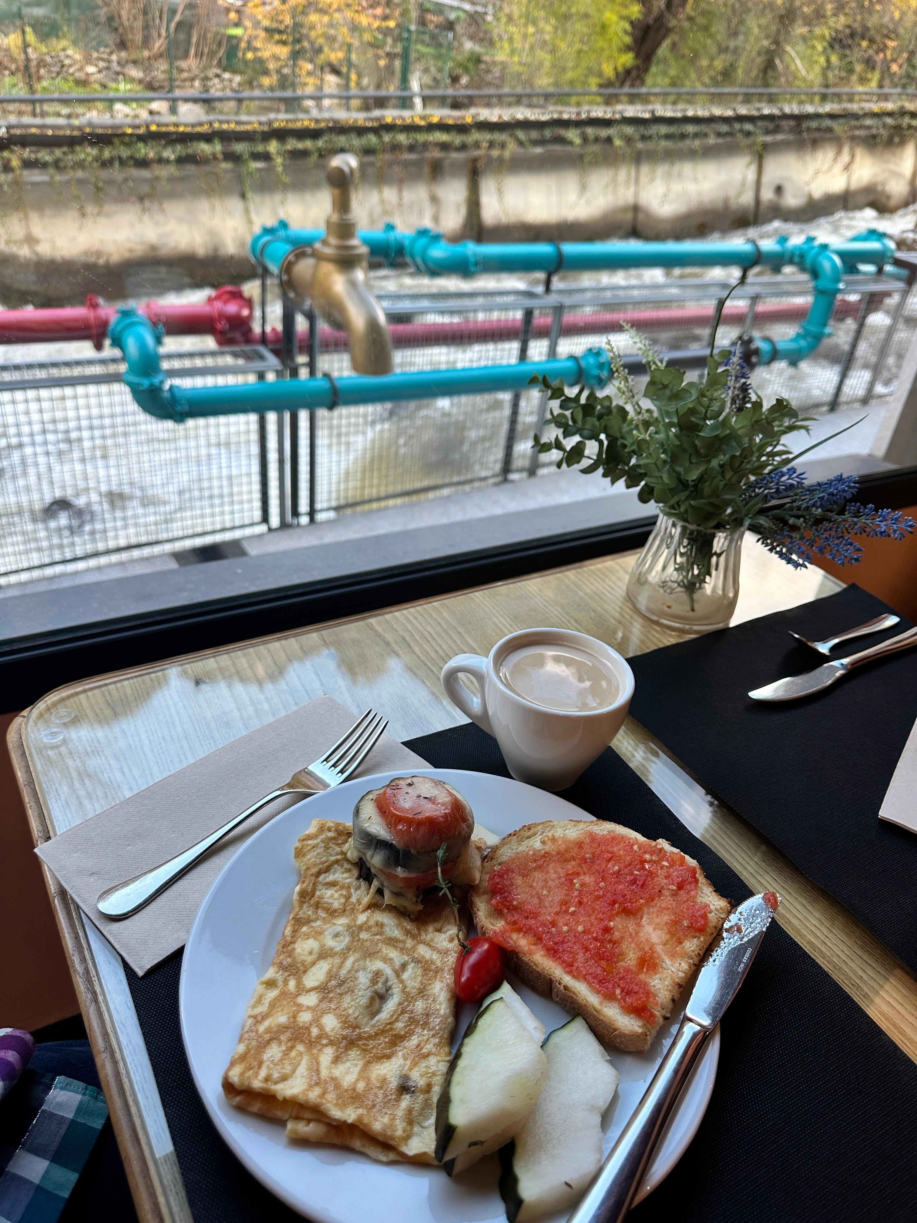 View from the breakfast table