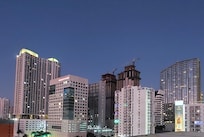 View from the pool deck/ spa area.