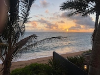 Sunrise from the deck.