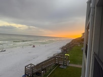 Sunset views from balcony.