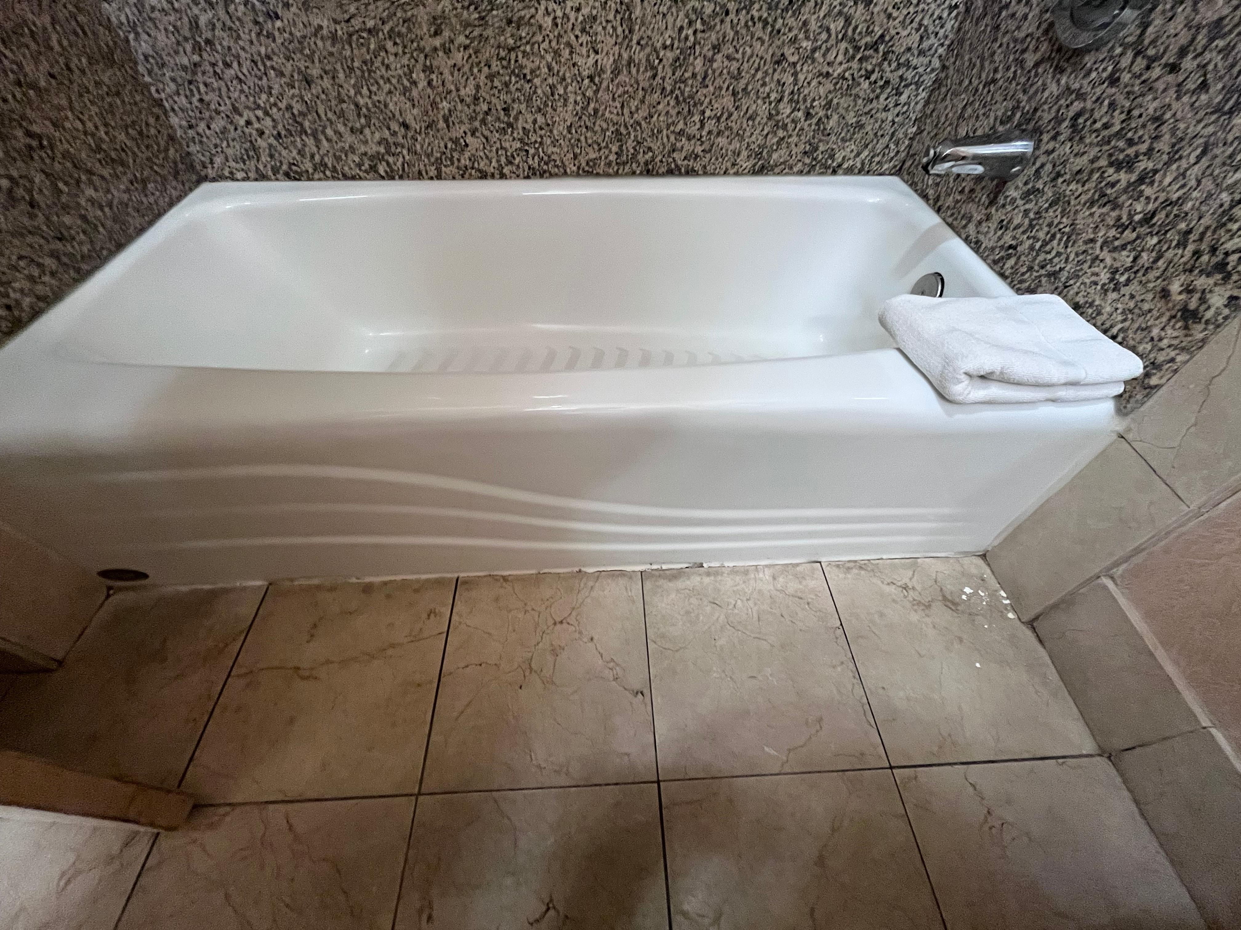 No way did I shower in there. 