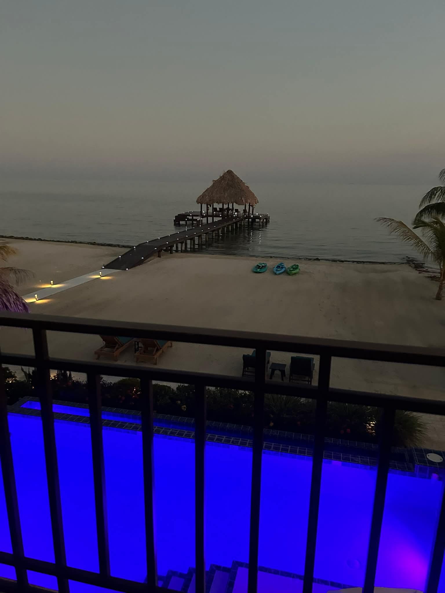 Amazing view from upstairs bedroom. 