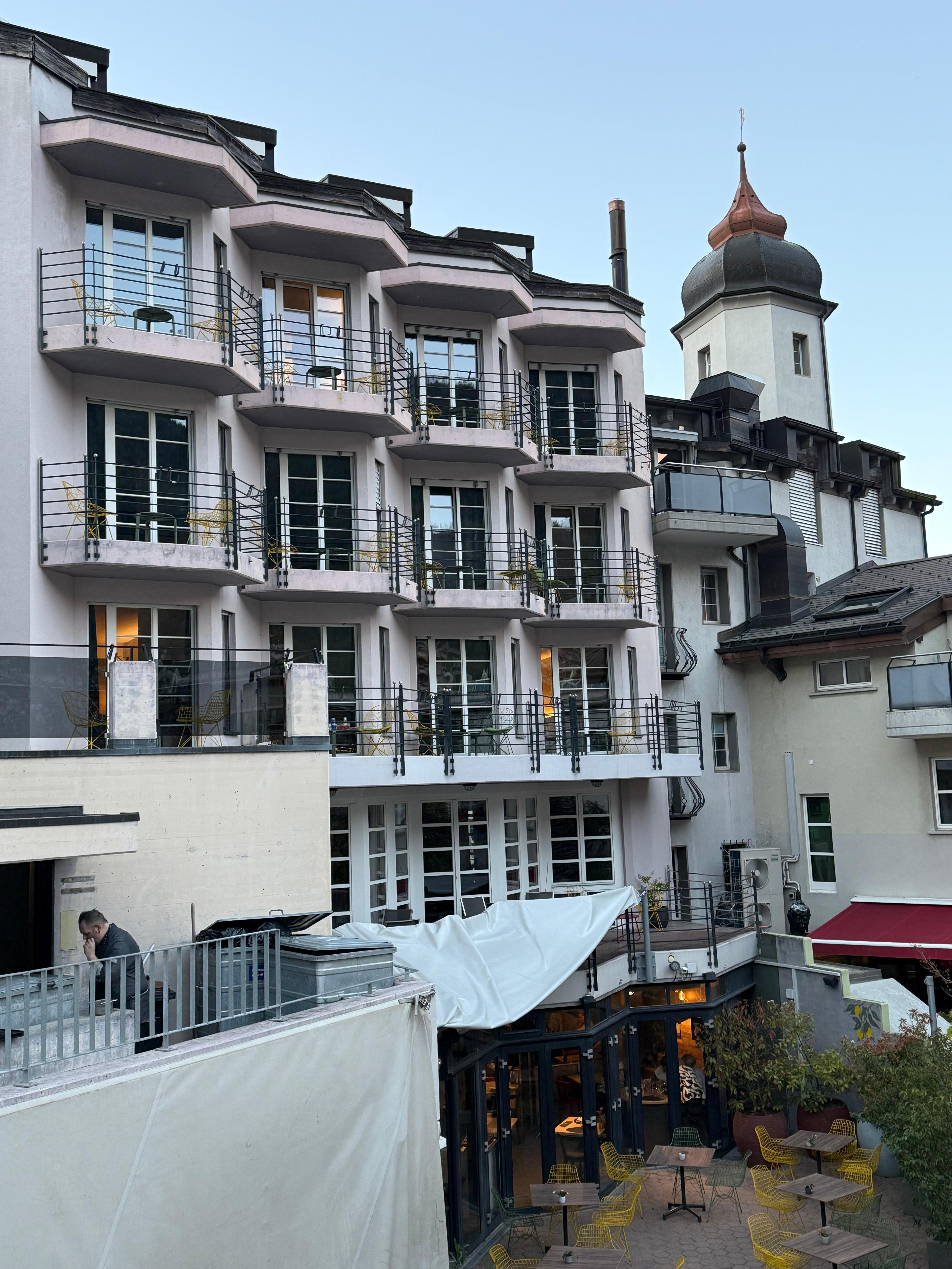 Room with balcony