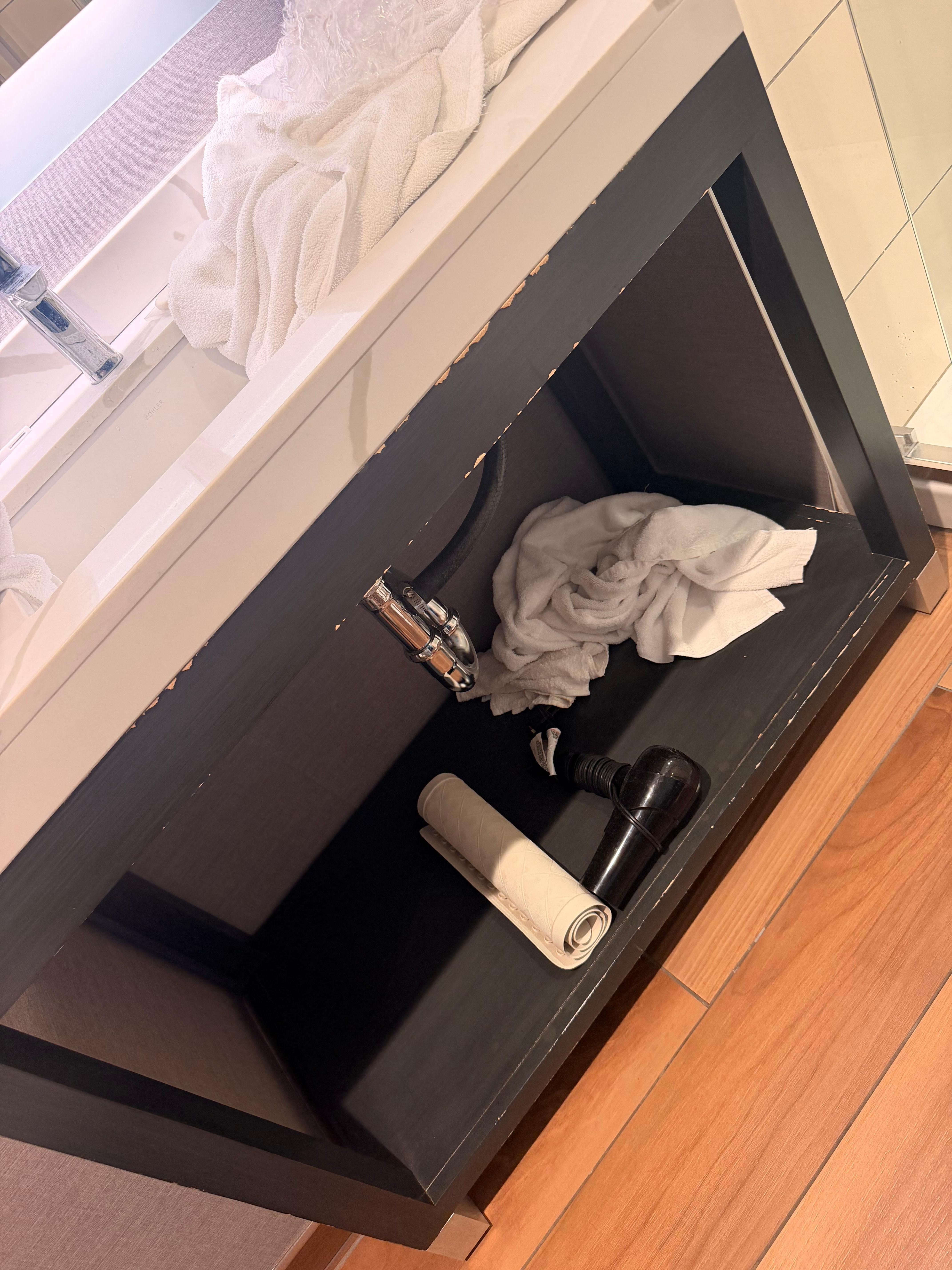 Old, unkept and peeling. 