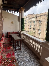 outside of hotel cafe