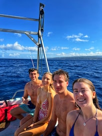 Boat ride 4 miles out