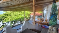 The dining area