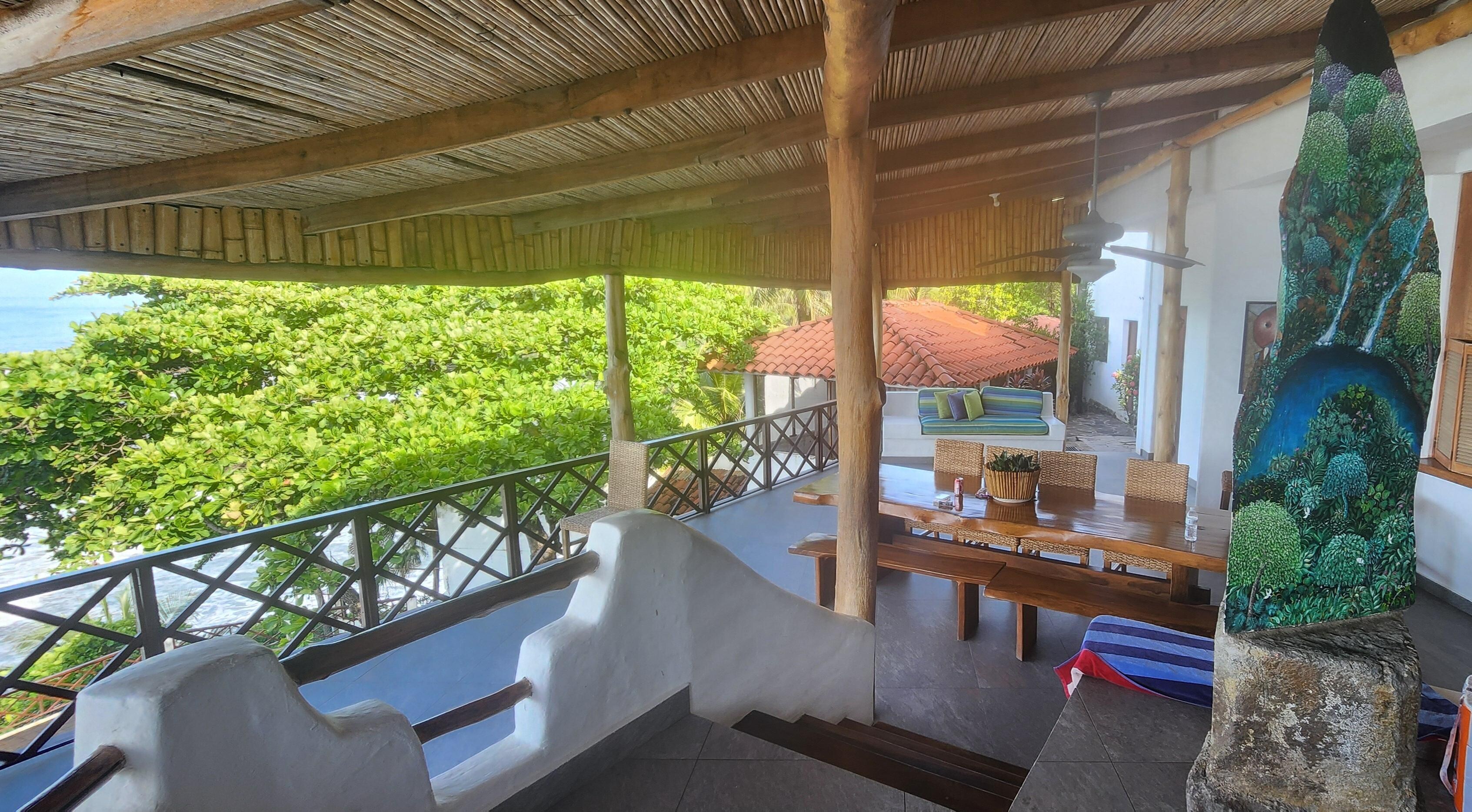The dining area