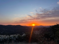 The evening view