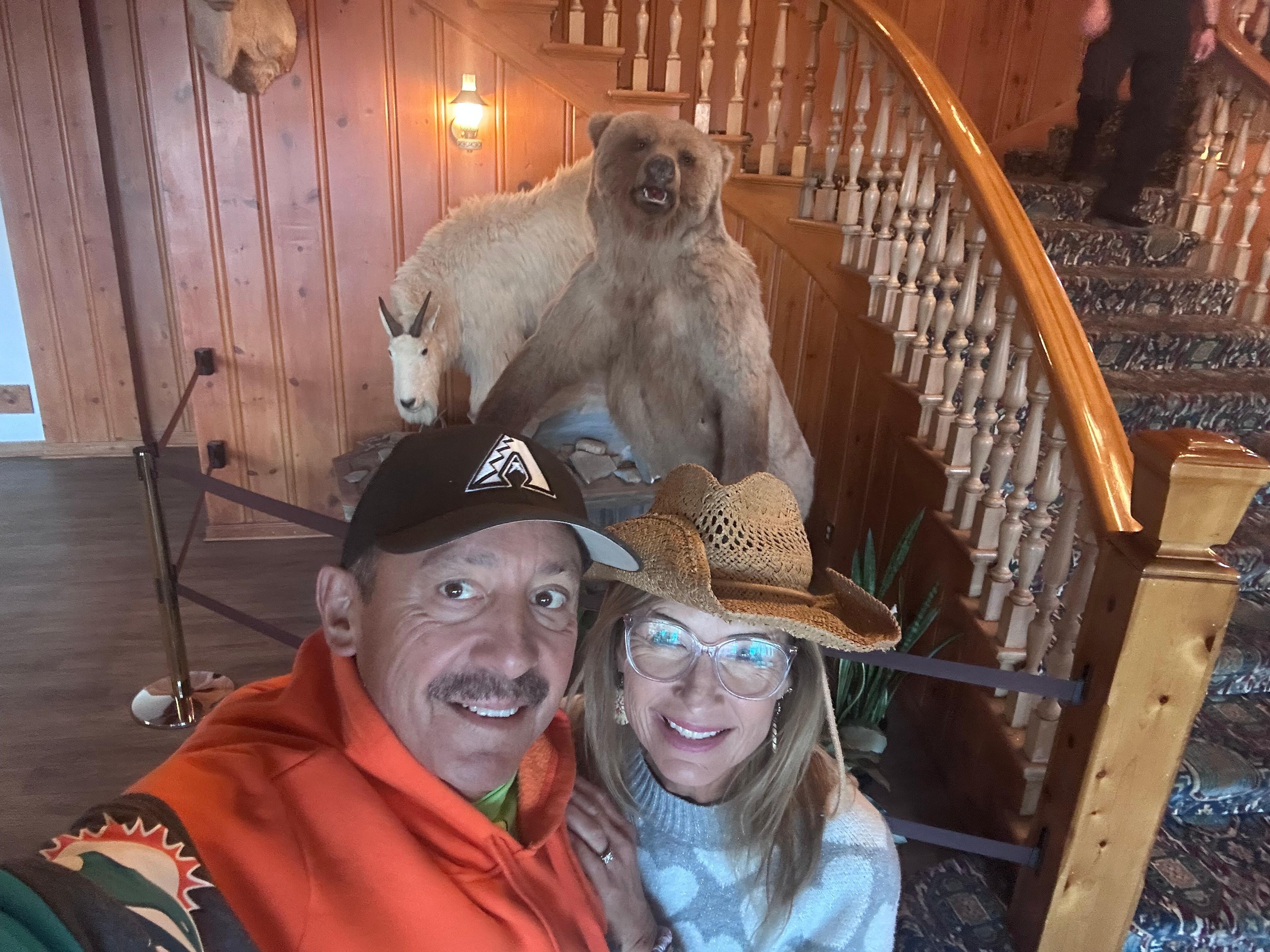 Loved the animals and fire in the Lobby!
