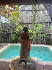 We had a private pool