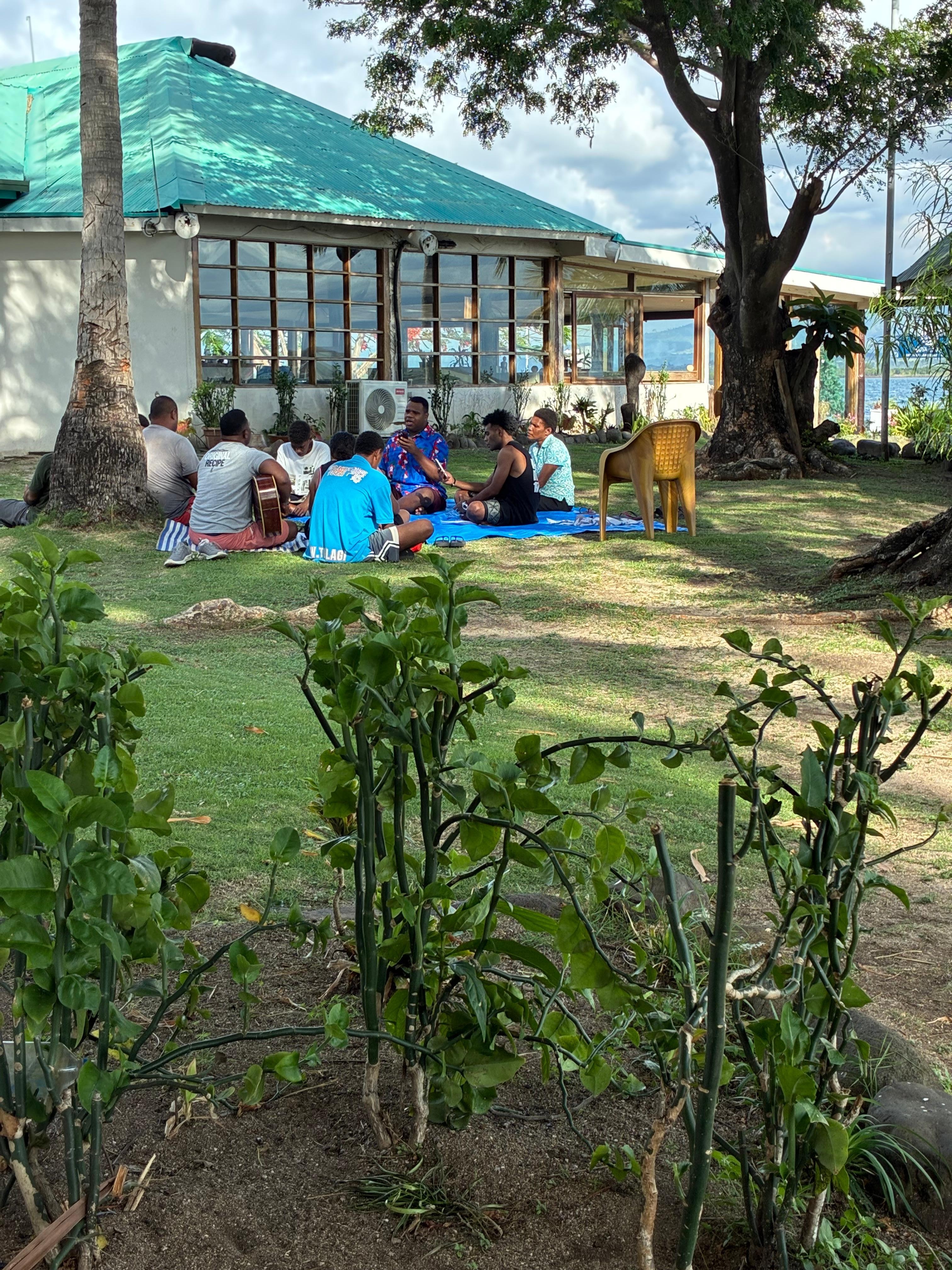 Staff afternoon singing session