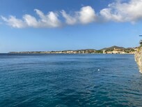 Steps away from snorkeling and a beautiful view