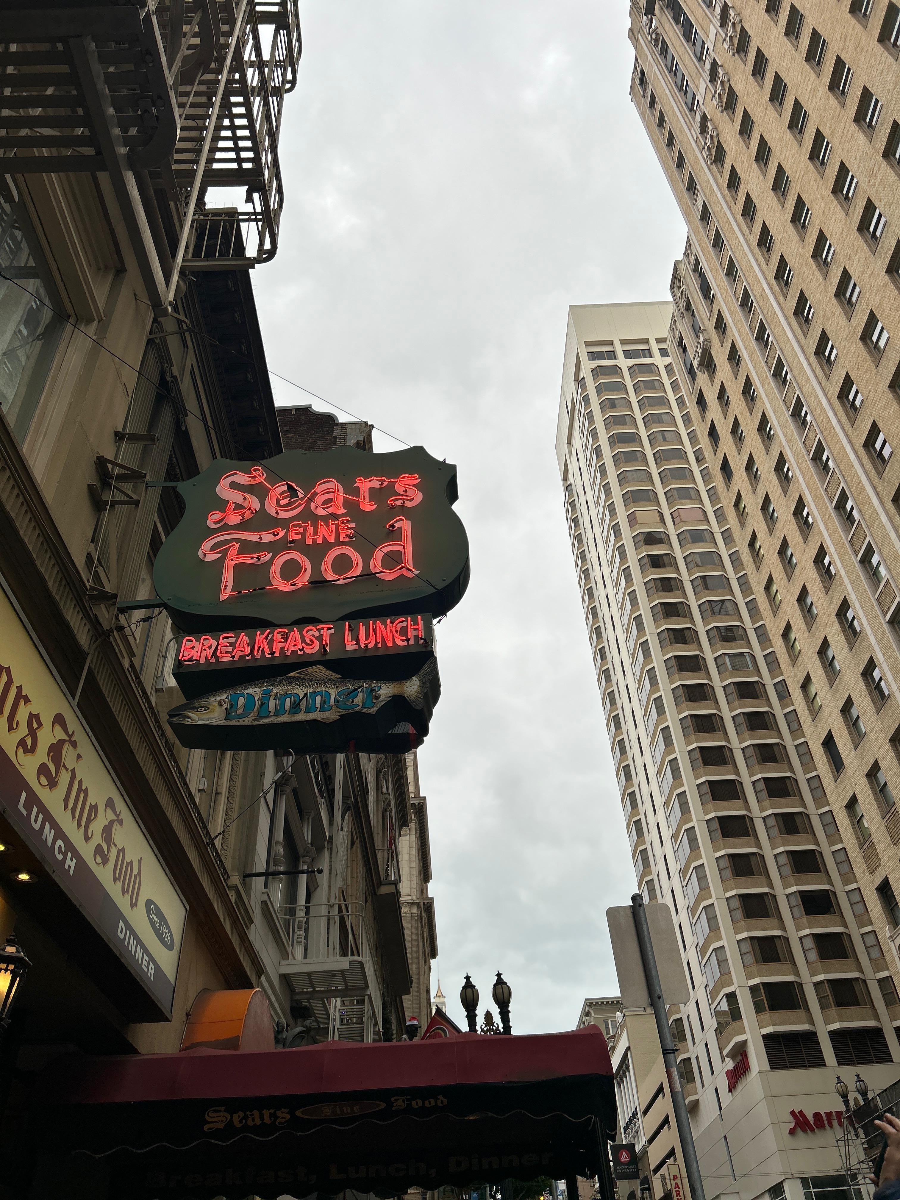 Sears Fine Food. A must!