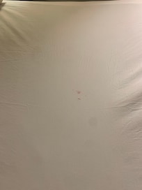 Stain on sheet