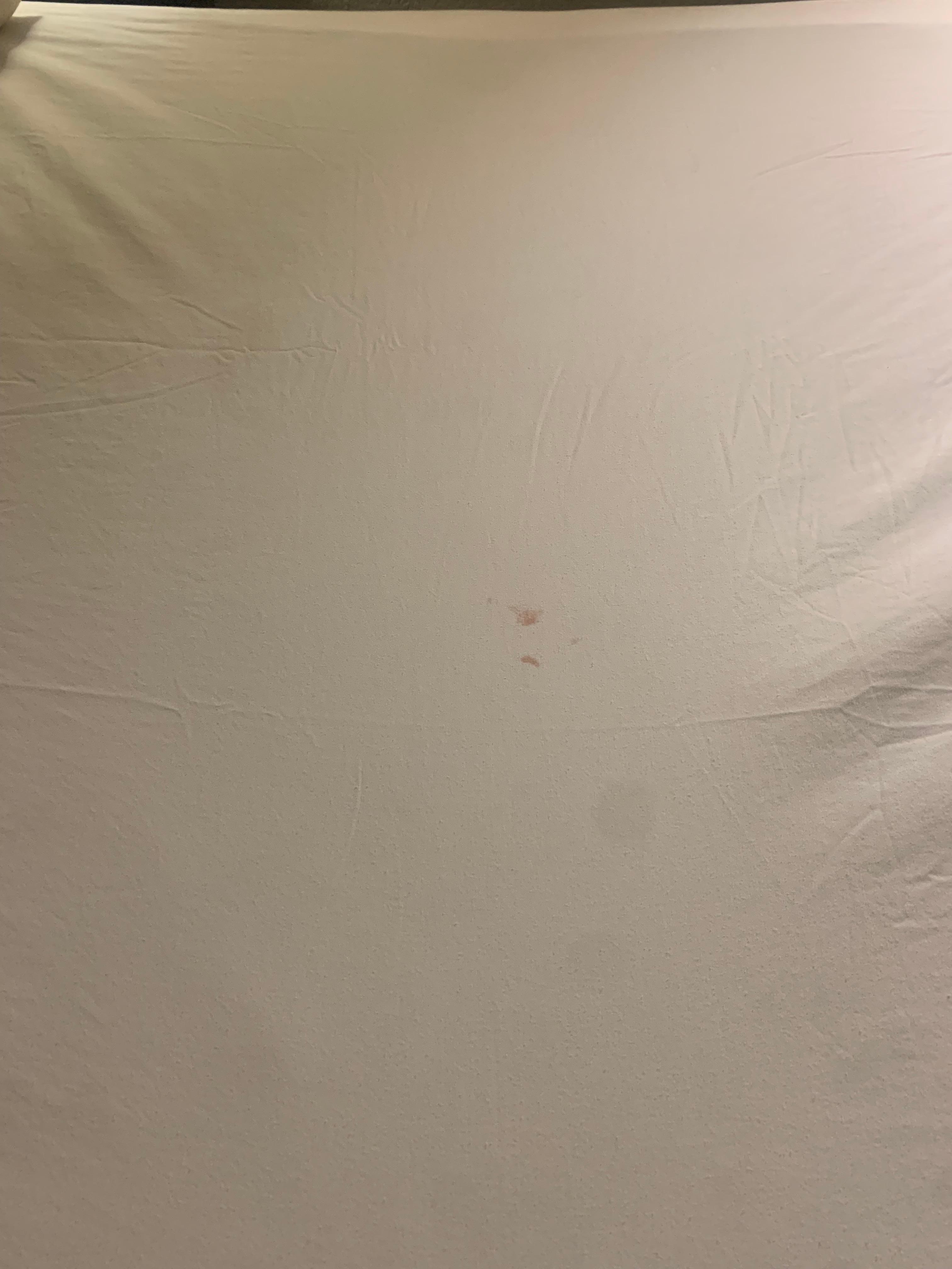 Stain on sheet