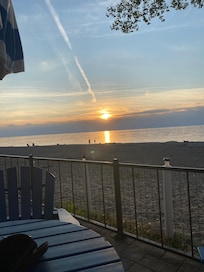 Sunset from the porch