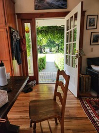 Perfect blend of welcoming indoors and outdoors.