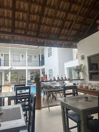 Vista do café da manhã