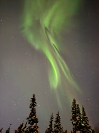Northern lights from the front porch.
