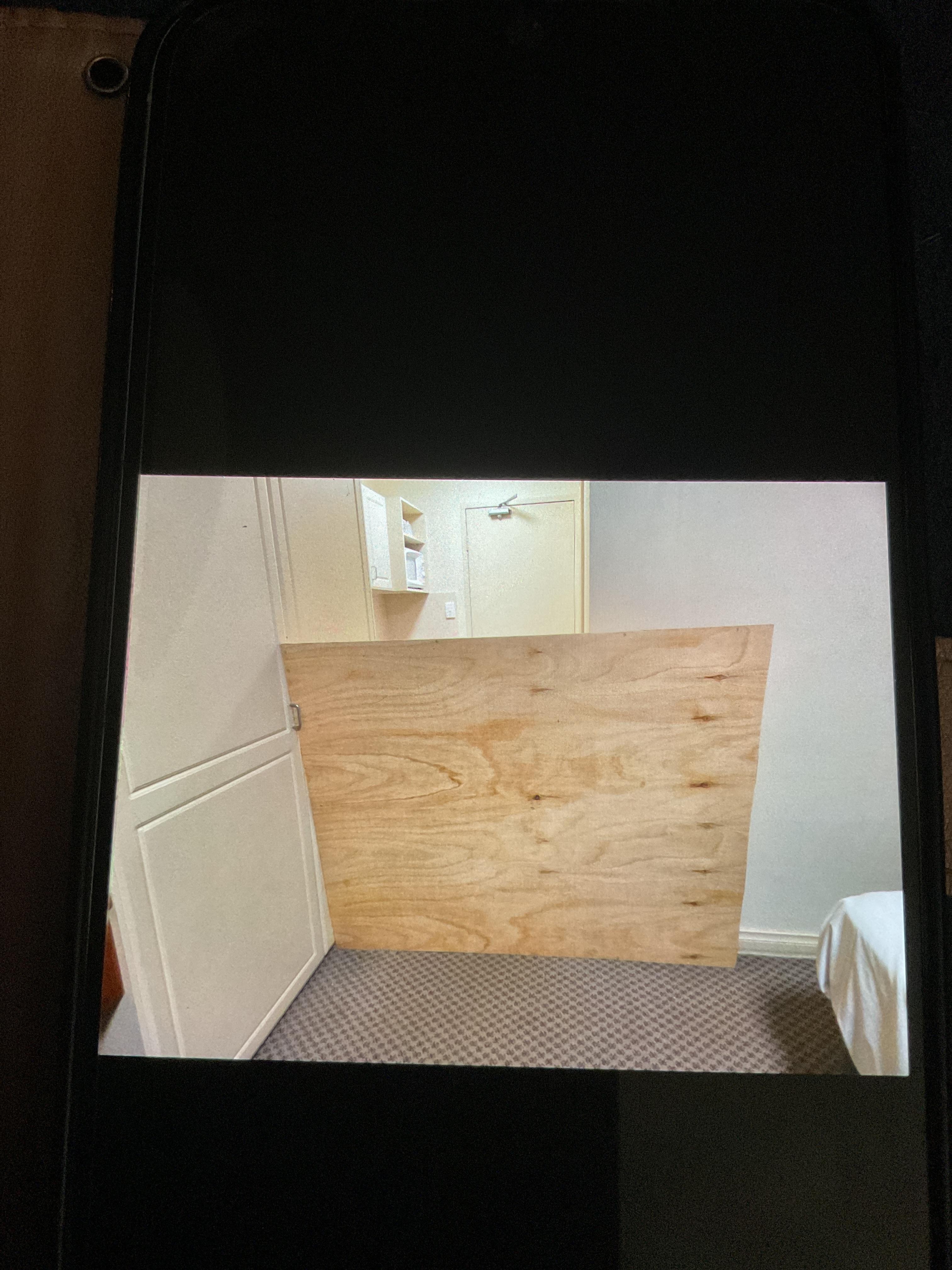 Wood that I was expected to sleep on mattress with as I asked for a firmer mattress 