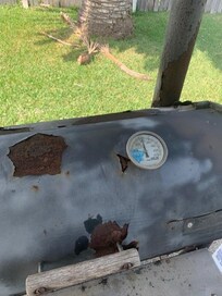 The grill needed extensive cleaning.