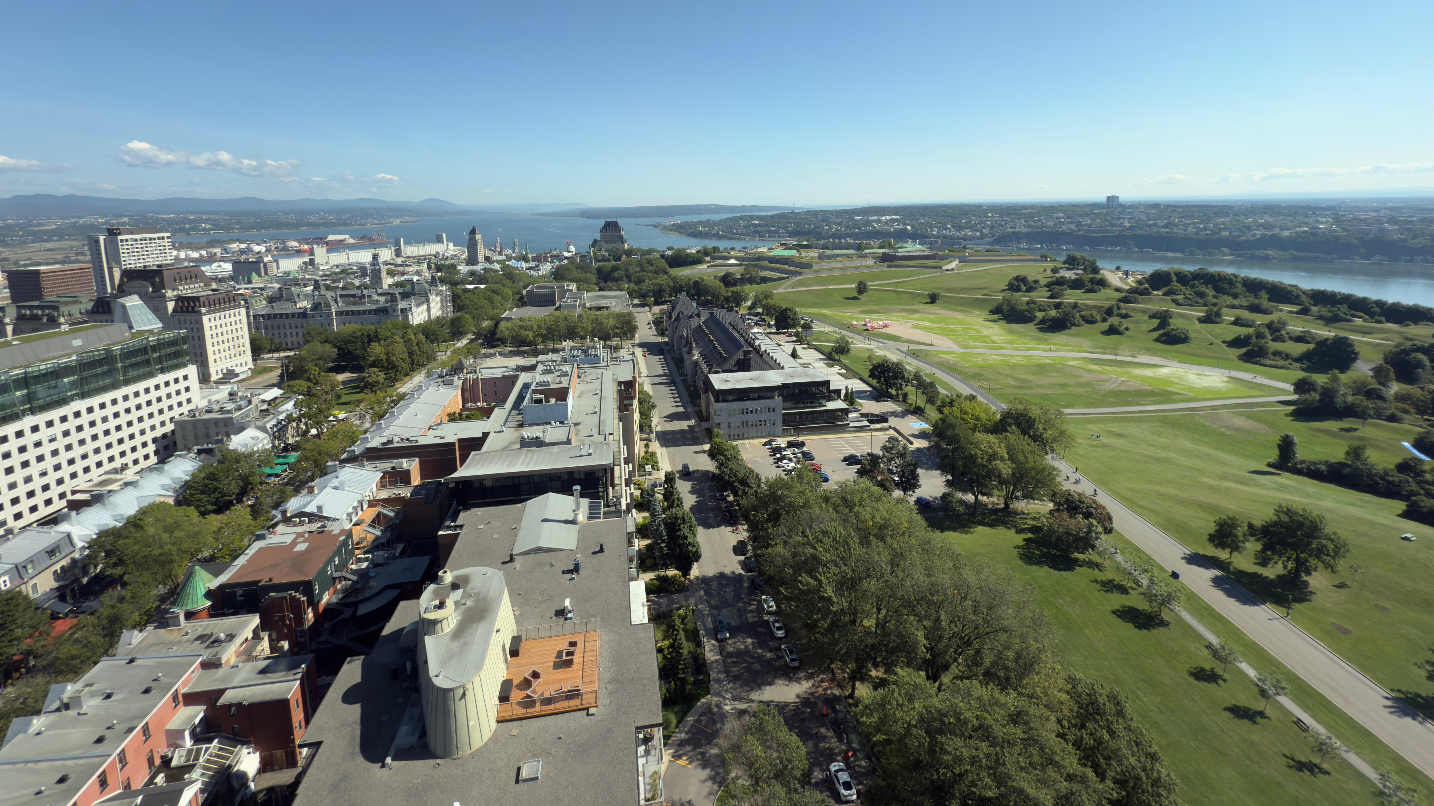 View from our room on the 24th floor 