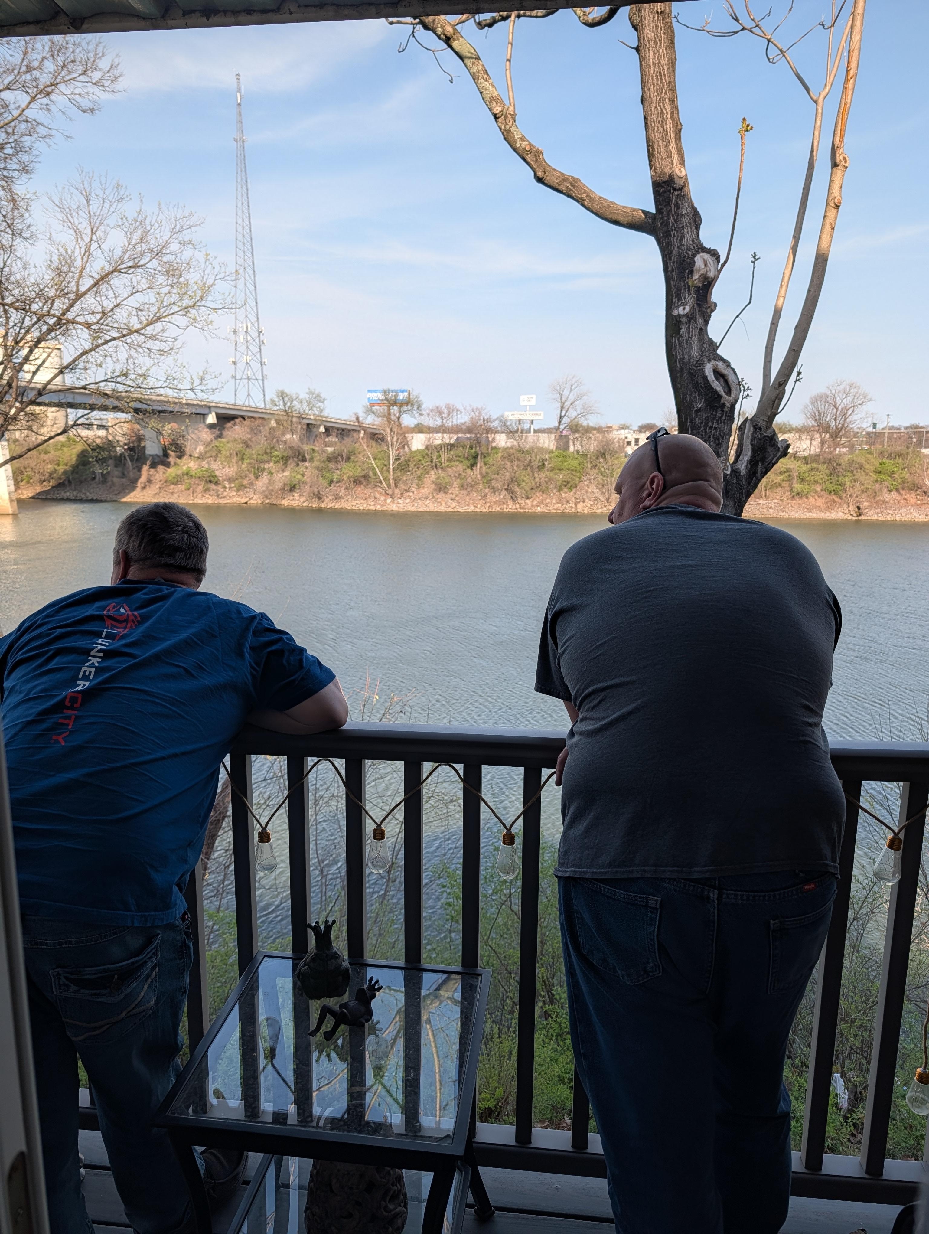 A great view from the deck.