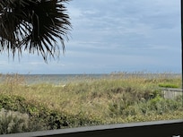 View from the balcony looking south