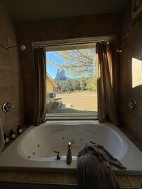 Our shower/tub had the best view!!