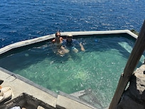 The pool overlooking the sea was the best!