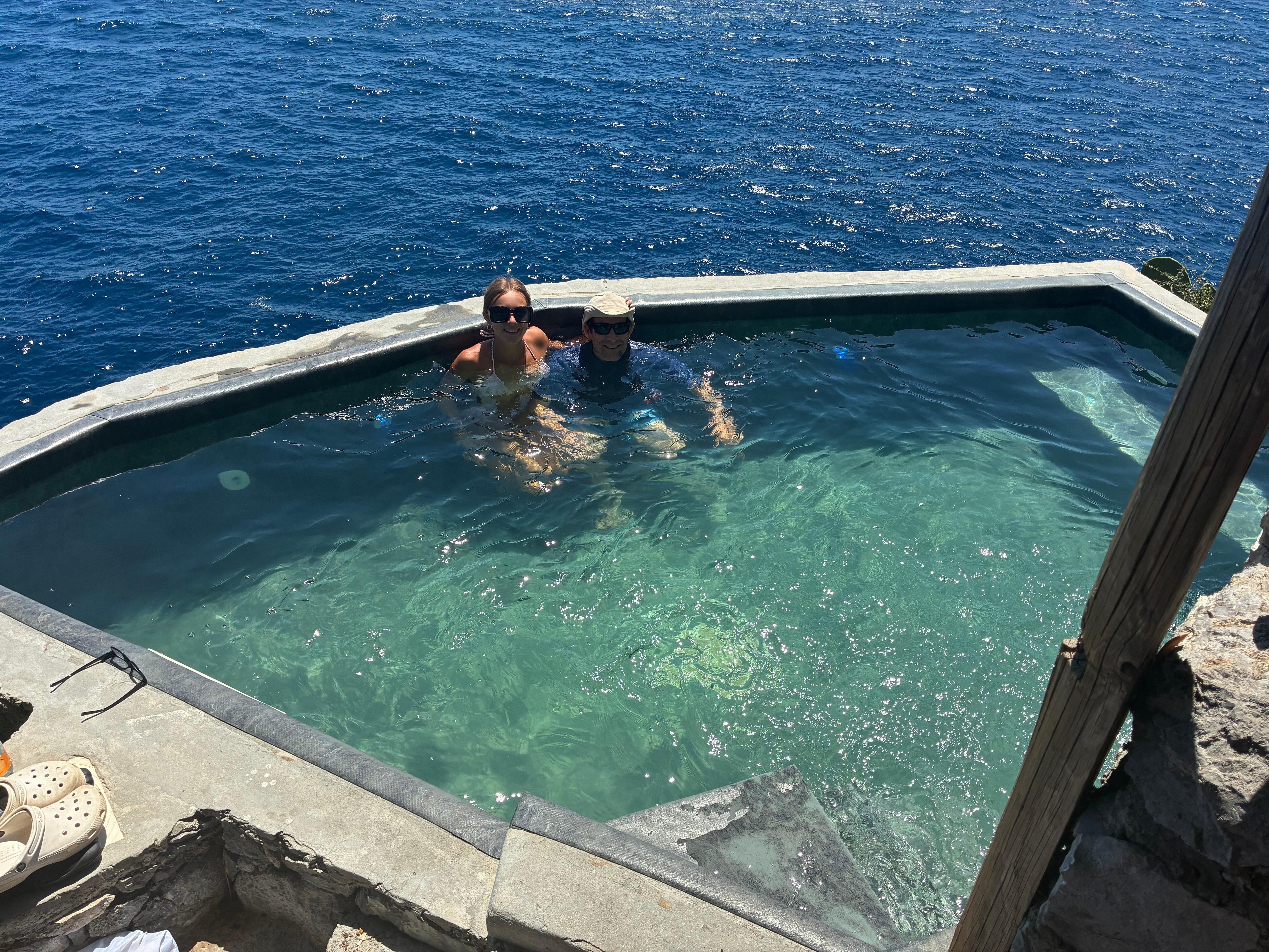 The pool overlooking the sea was the best!