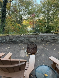 View from the Adirondack chairs.