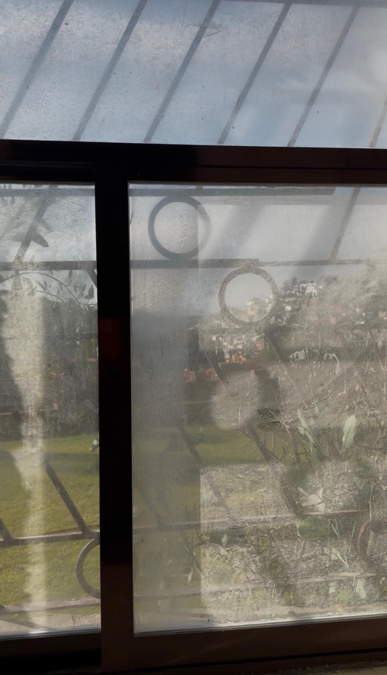 might be a nice view if you could see out of the dirty window