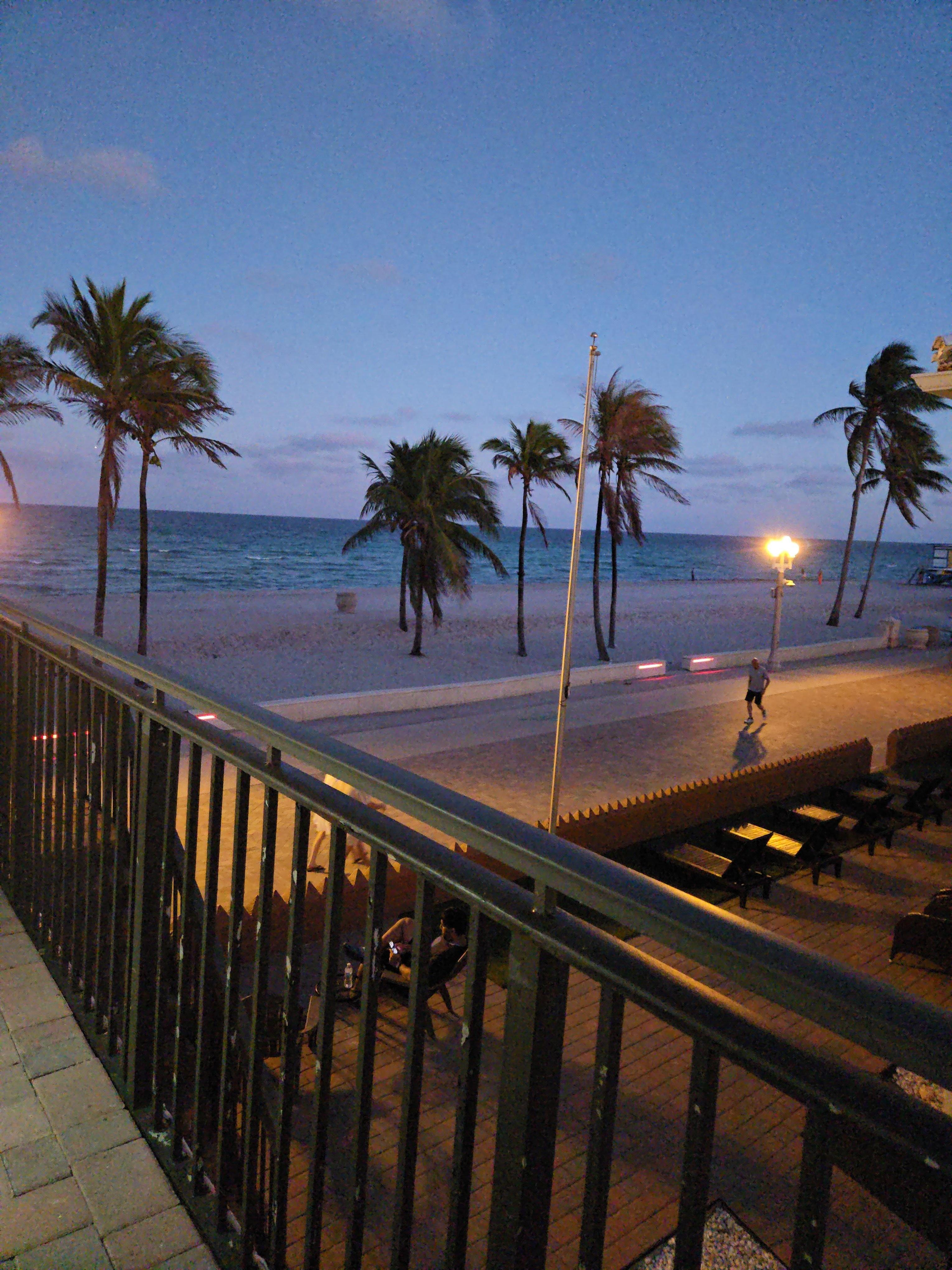 This was the beautiful view taken right outside our room's door.