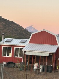 View at sunset