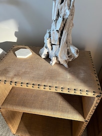 Old gross bedside table