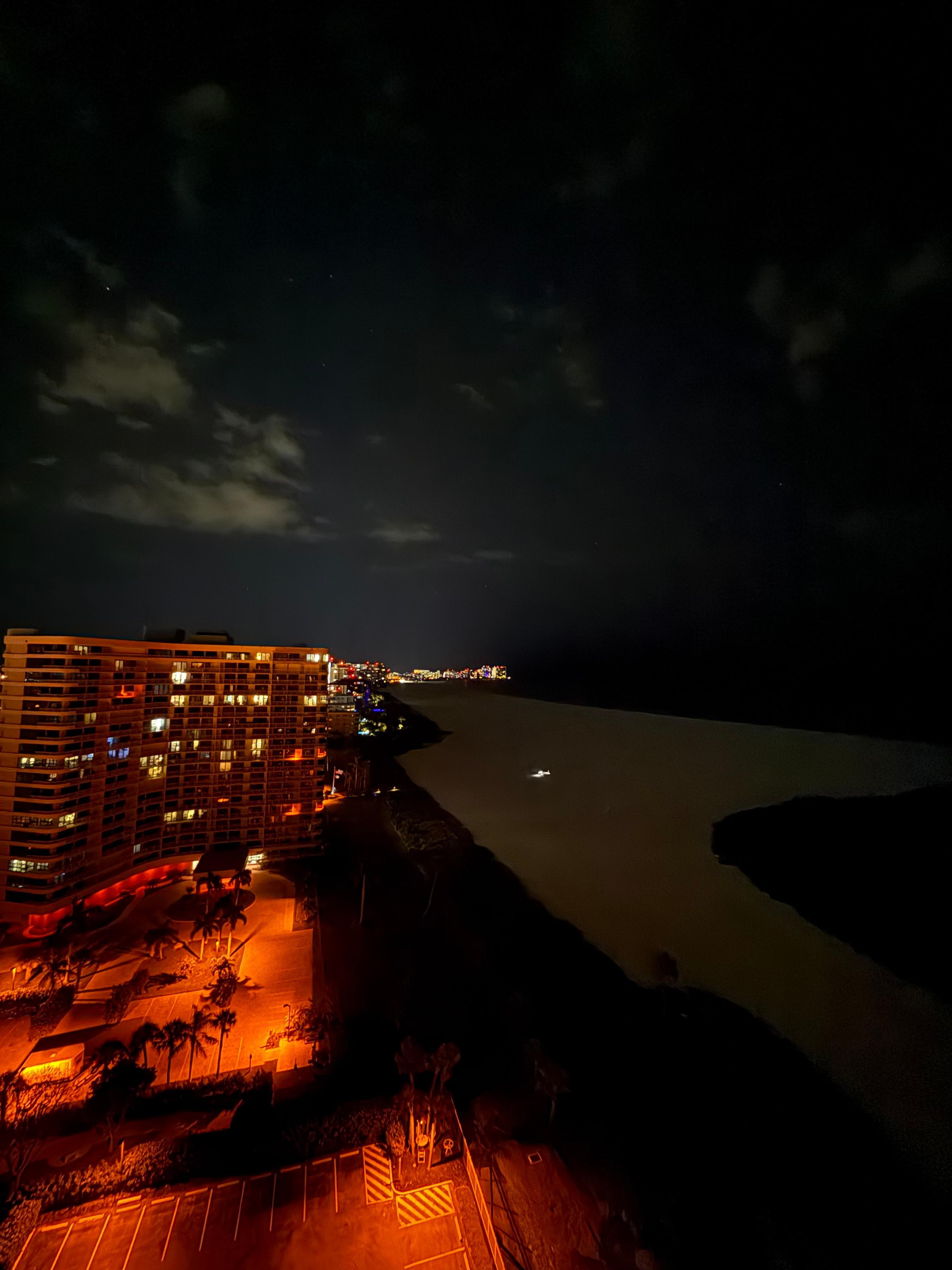 Evening from the deck.