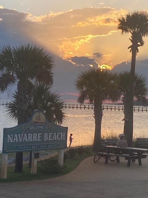 Sunset at nearby park