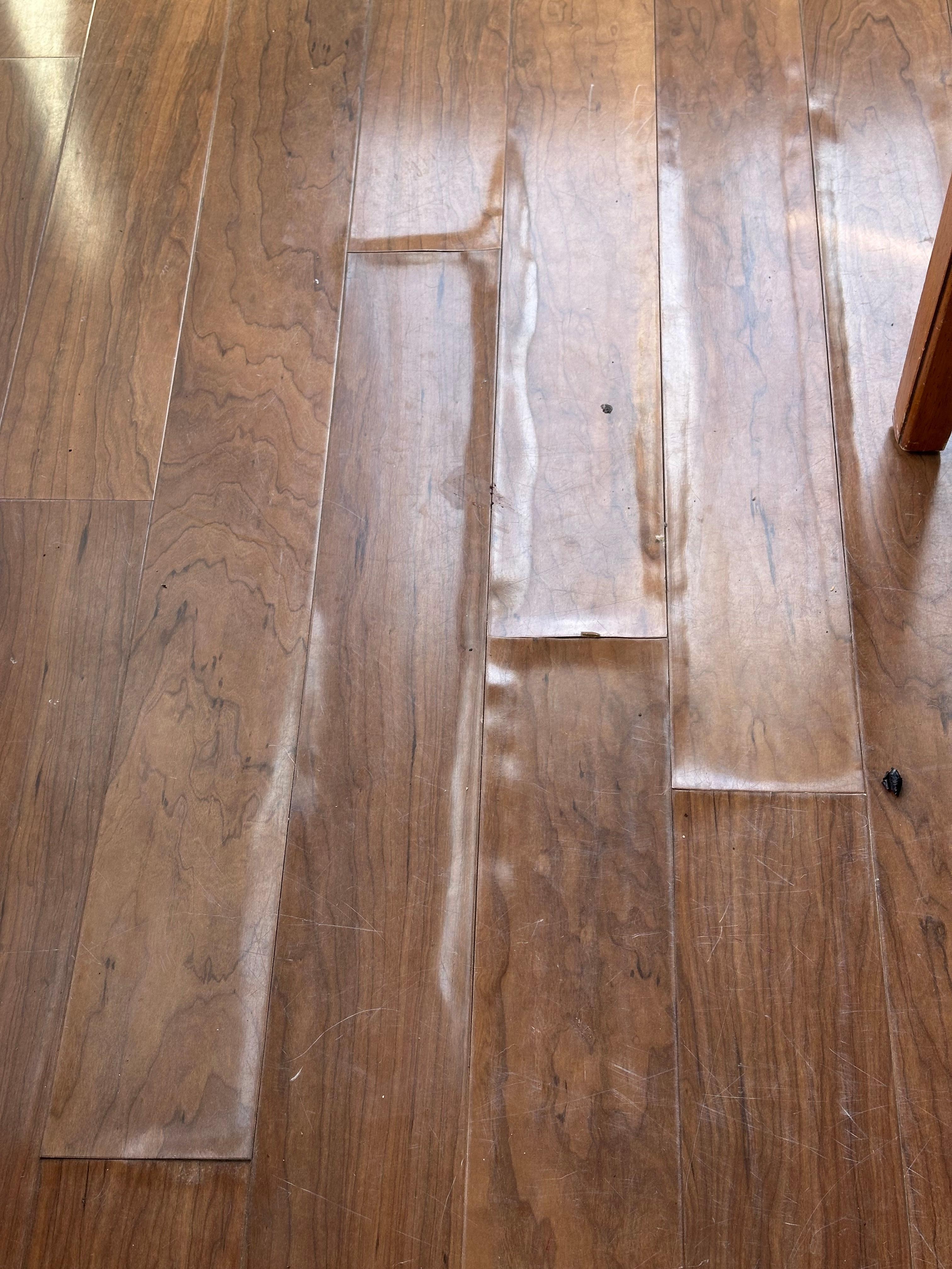 Floors were not in good condition