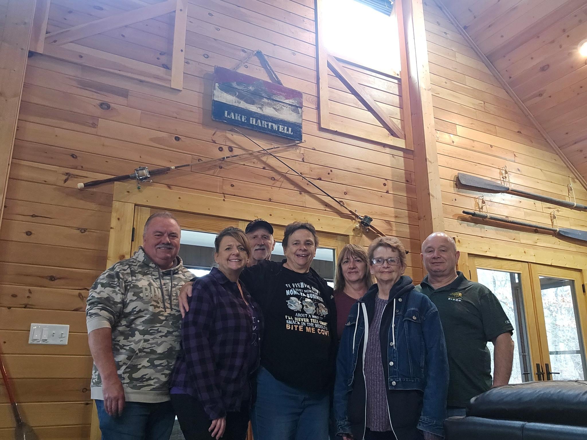 Saying goodbye to sister and brother in law from GA.  