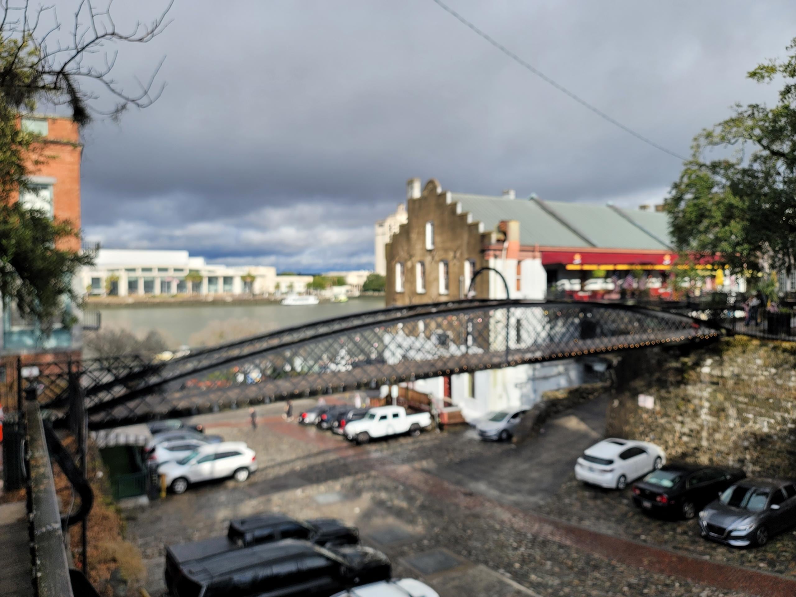 Near Boars Head Tavern for a family brunch after church mass.